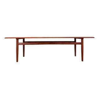 Mid-Century Modern Teak Coffee Table by Kurt Østervig for Jason Møbler, 1960s For Sale