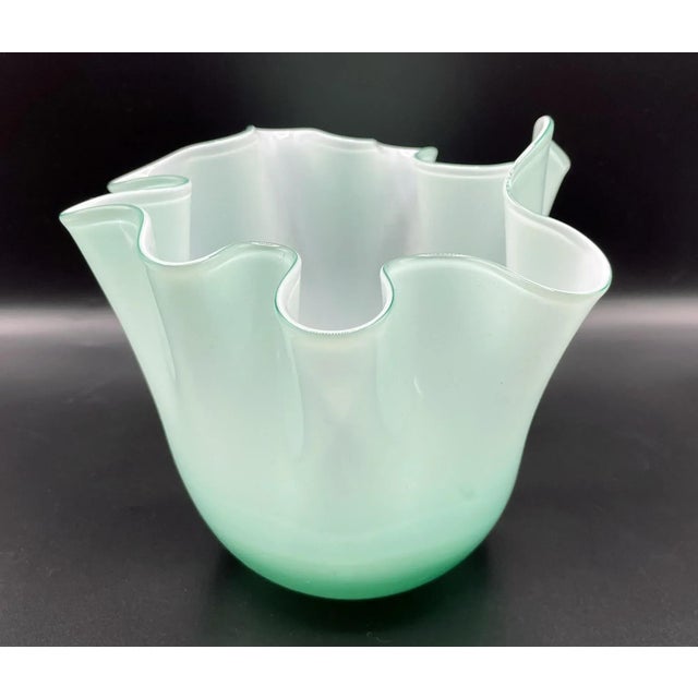 The Fazzoletto Vase in Murano style glass is a work of art handmade in the city of Murano, Venice. The model was designed...