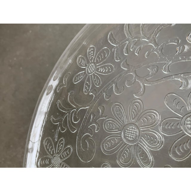 Large Mid-Century Finnish Glass Plate from Humppila For Sale - Image 14 of 18