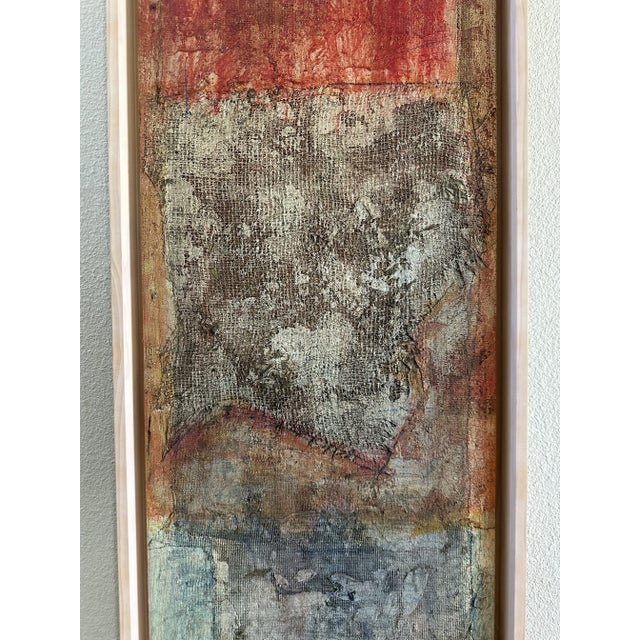 Abstract Abstract Painting - "Sunset" For Sale - Image 3 of 5