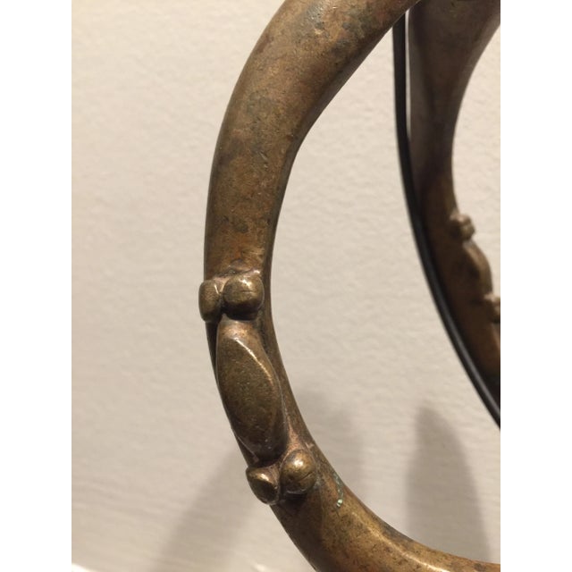 19th Century Antique African Bronze Boat Anklet Currency For Sale - Image 5 of 5