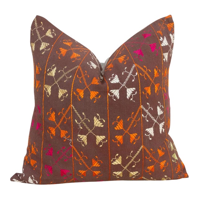 Anu Antique Indian Folk Pillow For Sale