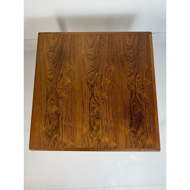 Brown Vintage Danish Rosewood Coffee Table from Johannes Andersen, 1960s For Sale - Image 8 of 10
