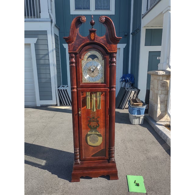 1990s Howard Miller Grandfather Clock Chairish