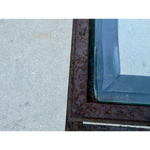 Vintage Industrial Modern Console Table For Sale - Image 11 of 11