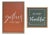 Gather and Thankful Sentiment Sign (Set of 2) For Sale