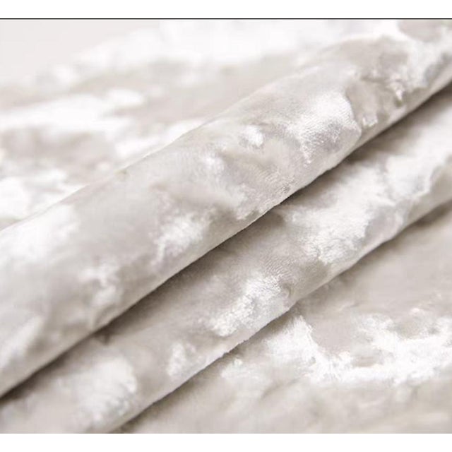 Modern Style 18-Inch Silver-White Feather Silk Cotton Square Pillow For Sale - Image 4 of 6