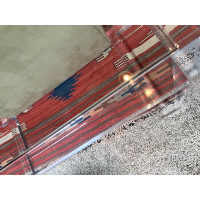 Transparent Interlude Home Ava Desk/Console, Acrylic For Sale - Image 8 of 13