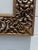 Indian Large Ornate Vintage Hand-Carved & Gilded Indian Wood Mirror or Picture Frame For Sale - Image 3 of 9