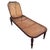 Victorian bent oak & cane number 01 chaise lounge chair by Gebrüder Thonet features an elegant, sculptural frame crafted...