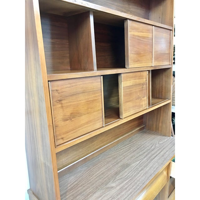 MidCentury Desk & Hutch Chairish