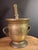 Rustic European 18th C Antique Solid Brass Mortar Pestle Set Heavy 15lb Judaica Apothecary For Sale - Image 3 of 17