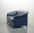 Petrol Blue Soft Leather Two-Seat Sofa Model Aura attributed to Paolo Piva for Wittmann, Austria, 1980s For Sale - Image 7 of 13