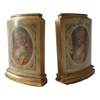 Vintage Italian Bookends- a Pair For Sale