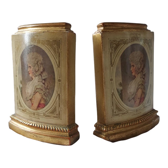 Vintage Italian Bookends- a Pair For Sale