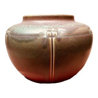 Early Arts & Crafts Rookwood Geometric Vase For Sale