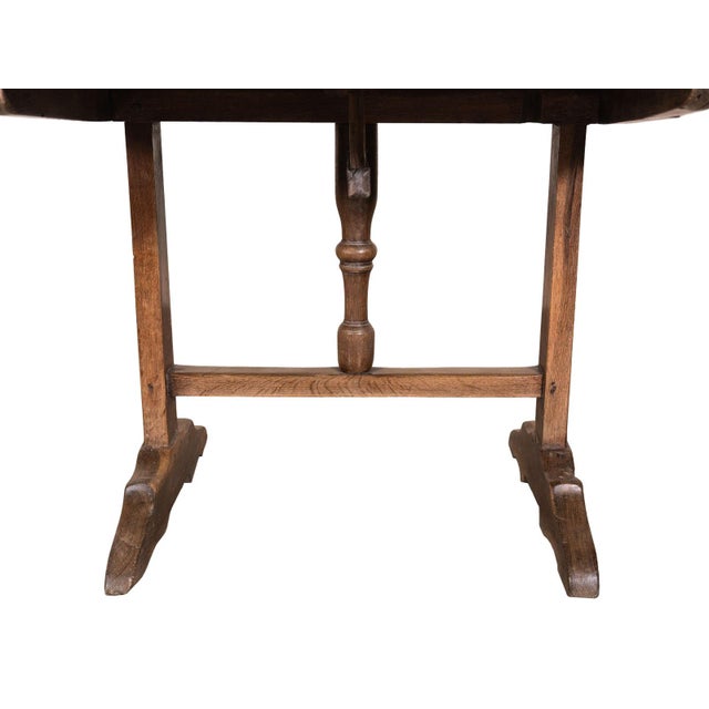 1900 - 1909 1900s Antique Wine Tasting Table For Sale - Image 5 of 5