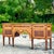 Embrace timeless elegance with this Vintage Regency Burl Inlay Sheridan Sideboard. Showcasing exquisite burl wood inlay...