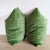 Kravet Foundrae Jungle cut velvet pillows - bold bright and deep greens in fun geometric pattern. Double sided, invisible...