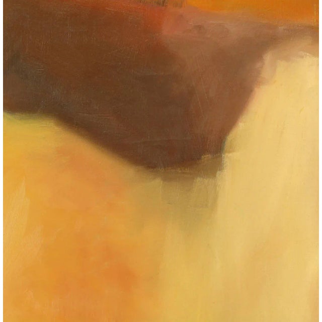 1970s Abstract Earth Tone Acrylic on Canvas by McClatchey For Sale - Image 5 of 7