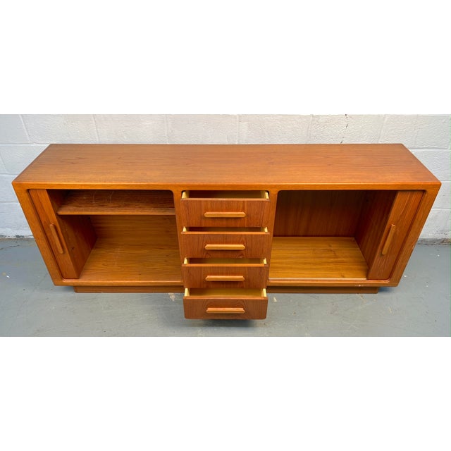 Mid 20th Century Modern Danish Teak Server For Sale In New York - Image 6 of 11