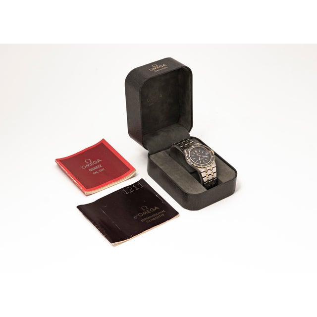 Omega Seamaster Jacques Mayol Plongeur De Luxe 14k Gold & Steel by Omega, 1980s For Sale - Image 11 of 18