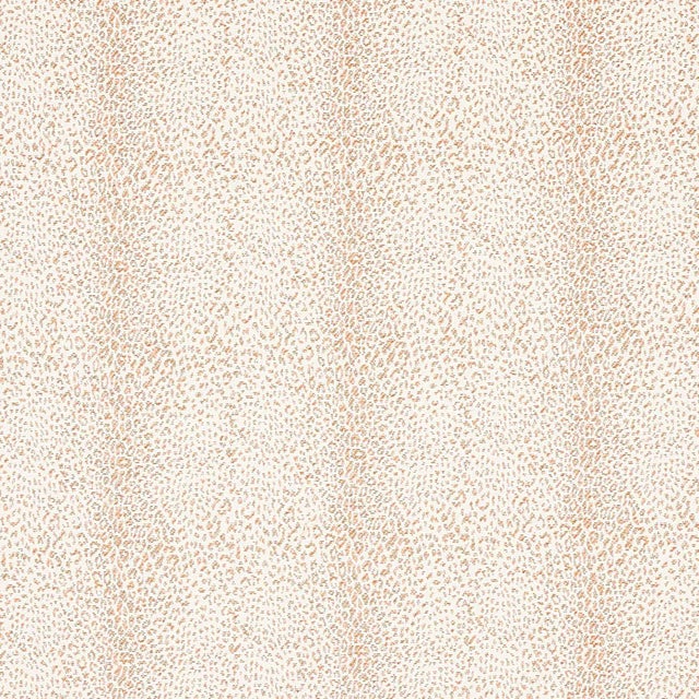 Sample - Schumacher Mini Leopard Outdoor Fabric in Orange For Sale