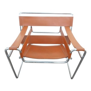 Mid-Century Modern Knoll Breuer Wassily Chair For Sale