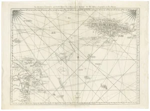 Navigational Chart of Jamaica, Cape Gracias a Dios, and the Mosquito Coast, 1775