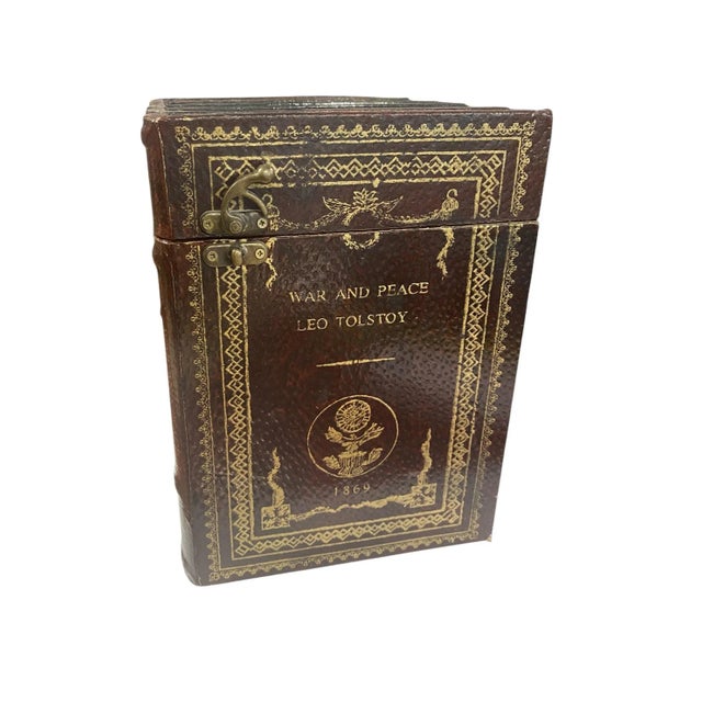 Vintage Wooden Box for Decoration in the Shape of Books, With Lid For Sale In New York - Image 6 of 7