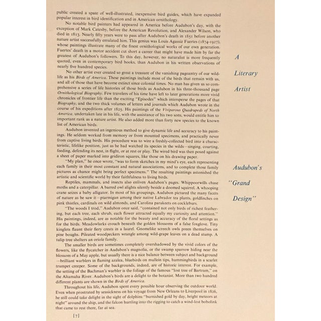 1960s Pair. Of Original Prints John James Audubon the American Flamingo and the Great Blue Heron Double Giltwood Rope Framed Linen Matte. For Sale - Image 10 of 10