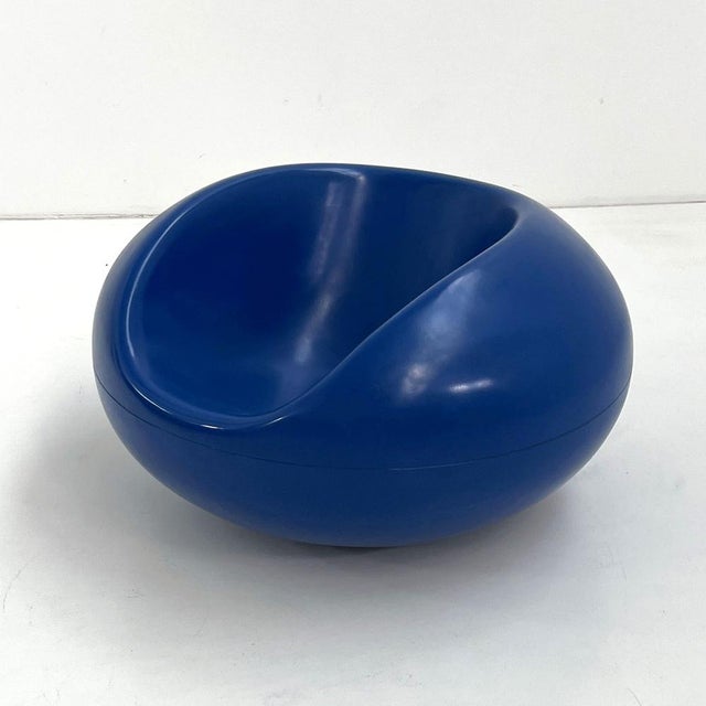 Blue Pastil Lounge Chair by Eero Aarnio for Asko, 1970s For Sale - Image 10 of 10