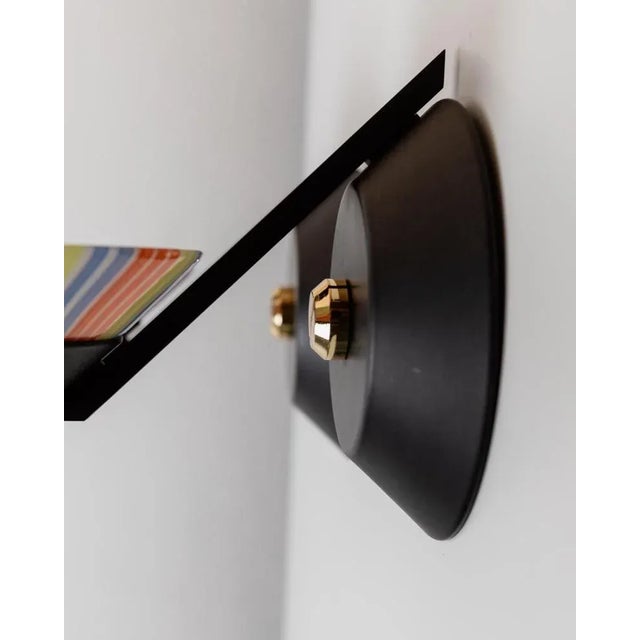 Black Vintage Striped Murano Glass Wall Lamps, Italy, 1980s, Set of 2 For Sale - Image 8 of 11