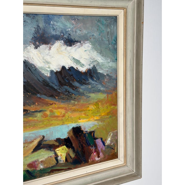 Erik Magnusson, Landscape, 1949, Oil on Panel, Framed For Sale - Image 14 of 18