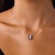 1920s 1920s Art Deco Sapphire Diamond Platinum Necklace For Sale - Image 5 of 6