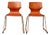 Pagwood Children's Chairs with Chrome Sled Base by Elmar Flötotto, 1970s, Set of 2 For Sale