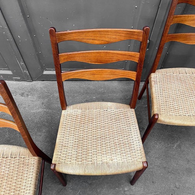 Vintage Danish Chairs, Set of 3 For Sale - Image 6 of 18