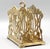 Early 20th Century Early Art Nouveau English Brass Sunflower Letter Rack For Sale - Image 5 of 10