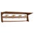 Danish Modern Cherry Wood + Brass Wall-Mounted Coat Rack, 1960s For Sale