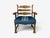 1920s Danish Cabinetmaker, Armchair, Wool, Carved Oak, Denmark, 1920s For Sale - Image 5 of 14