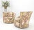 Textile Pair Mid Century Modern Nautilus Lounge Fire Side Chairs Abstract Print Pattern For Sale - Image 7 of 15