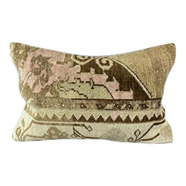 16 x 24 Rug Pillow Sultanate Solace Turkish Pillow Cushion Cover For Sale