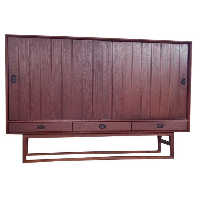 Vintage High Board by Helge Sibast, 1960s For Sale