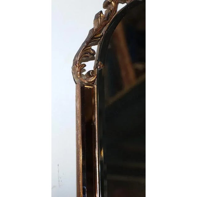 Vintage Art Deco Style Mirror with Beveled Peach Glass Panels by Atsonea, 1960s For Sale - Image 14 of 17