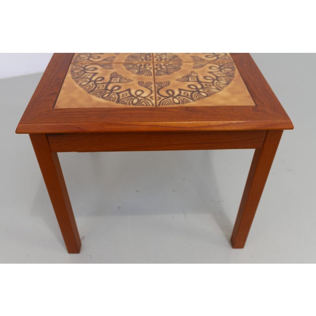 Danish Teak and Tile Side Table, 1960s For Sale - Image 13 of 16