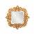 Finished in a luxurious antique gold, the ornate frame adds a touch of classic sophistication, making it a perfect accent...