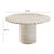 Sculpture Materials Blossom Washed Travertine Finish Indoor / Outdoor Round Dining Table For Sale - Image 7 of 7