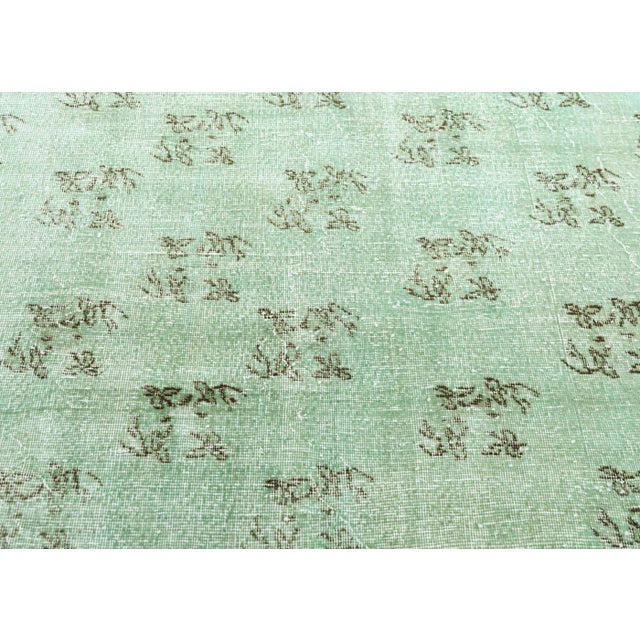 Contemporary Turkish Vintage Rug 7'1" x 10'7" For Sale - Image 3 of 4