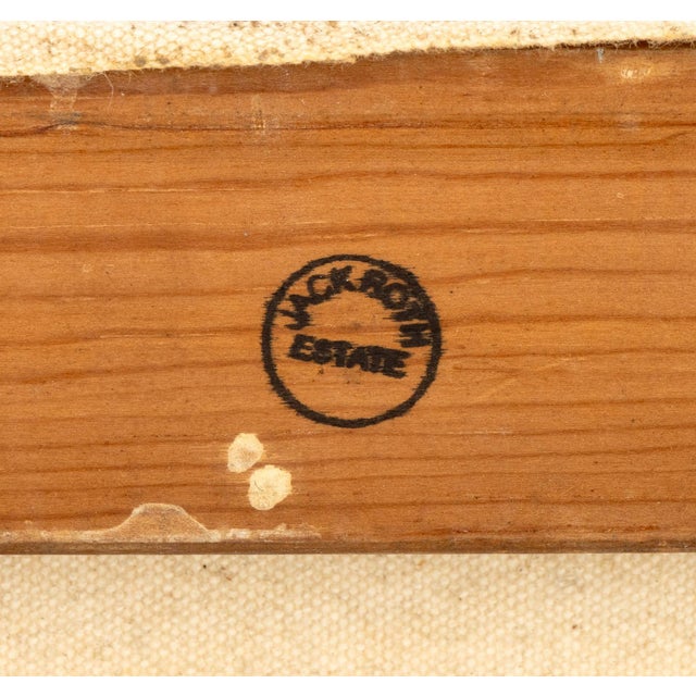 Green Jack Roth Untitled (Abstraction) Acrylic on Canvas For Sale - Image 8 of 8