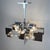 Vintage Metal Chandelier by Gaetano Sciolari, Italy, 1950s For Sale - Image 16 of 18
